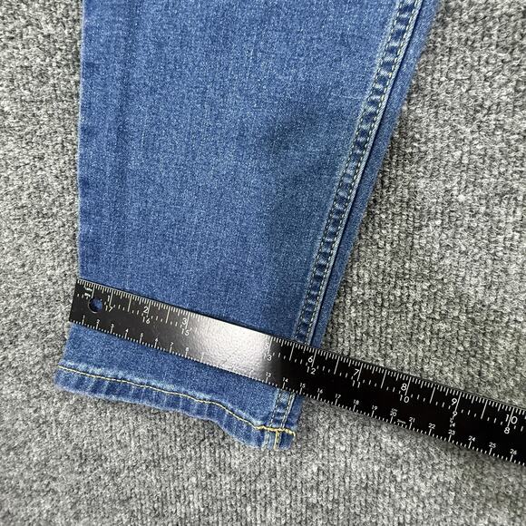 Cat & Jack Jeans Youth 14 Blue Straight Super Stretch Denim Adjustable Waist - Picture 7 of 16